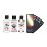BMW 376 LIGHT YELLOW Touch Up Paint + Primer + Lacquer
