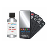 BMW X01 PERL SILVER Touch Up Paint