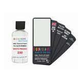 Paint For Alfa Romeo 145 Bianco Freddo White Code 230 Touch Up Paint 1990-1995 - Touch Up Paint 30ML Bottle