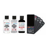 Paint For Alfa Romeo Giulia Nero Black Code 913 Touch Up Paint - Touch Up Paint With Primer & Extra Gloss Lacquer