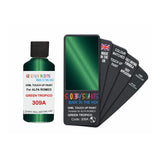 Paint For Alfa Romeo Spider Verde Tropico Green Code 309A Touch Up Paint - Touch Up Paint 30ML Bottle