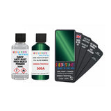 Paint For Alfa Romeo Spider Verde Tropico Green Code 309A Touch Up Paint - Touch Up Paint With Anti Rust Primer Undercoat