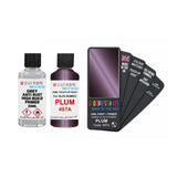 Paint For Alfa Romeo 145 Prugna Blue Code 497A Touch Up Paint Scratch Stone Chip - Touch Up Paint With Anti Rust Primer Undercoat