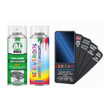 Paint For Alfa Romeo Gtv Blu Vela Blue Aerosol Spray Car Paint + Lacquer 400B - Aerosol Spray Paint With Lacquer