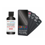 Paint For Alfa Romeo 156 Nero Jarama Black Code 846A Touch Up Paint - Touch Up Paint 30ML Bottle