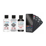 Paint For Alfa Romeo 156 Nero Jarama Black Code 846A Touch Up Paint - Touch Up Paint With Primer & Extra Gloss Lacquer