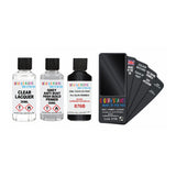 Paint For Alfa Romeo 159 Nero Carbone 1000 Miglia Black Code 876B Touch Up Paint - Touch Up Paint With Primer & Extra Gloss Lacquer