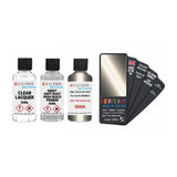 Paint For Alfa Romeo 159 Grigio Travertino Grey Code 566A Touch Up Paint - Touch Up Paint With Primer & Extra Gloss Lacquer