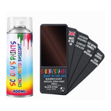 Paint For Alfa Romeo Giulietta Nero Etna Brown Aerosol Spray Paint 805B - Aerosol Basecoat Spray Paint 400ml