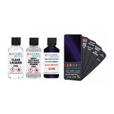 Paint For Alfa Romeo Mito Nero Ametista Black Code 424B Touch Up Paint - Touch Up Paint With Primer & Extra Gloss Lacquer