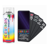 Paint For Alfa Romeo Mito Nero Ametista Black Aerosol Spray Paint 424B - Aerosol Basecoat Spray Paint 400ml