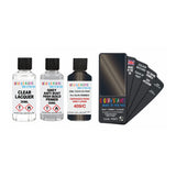 Paint For Alfa Romeo Giulia Oxidiased Iron Grigio Lipari Grey Code 409C Touch Up Paint - Touch Up Paint With Primer & Extra Gloss Lacquer