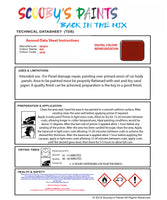 Instructions For Use Infiniti Qx4 Red