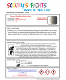 Instructions For Use Infiniti I35 Desert Platinum Beige
