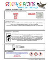 Instructions For Use Infiniti Q45 Touch Up Paint