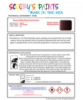 Instructions For Use Infiniti Infiniti Dk Burgundy