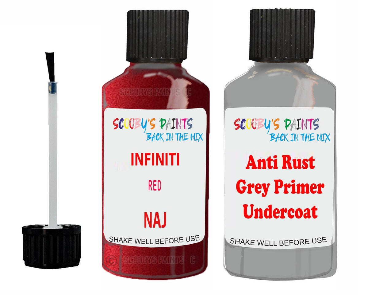 For Infiniti Q50 Red Touch Up Paintcode Naj Red – Auto Car Paint UK