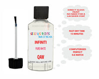 Infiniti Pure White Paint Code Qaw