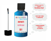 Infiniti Electric Blue Paint Code B51