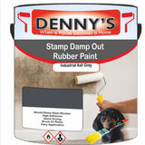 Denny's Waterpoof Paint For Stamp Out Damp Colour- Industrial Ash Grey - Damp-Block Mould-Safe Breathable