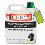 Denny's Stain Paint For Fences Colour- Industrial Circuit Green - Weatherproof Uv-Safe Protect
