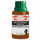 Denny's Stain Paint For Fences Colour- Industrial Engineered Brown - Weatherproof Uv-Safe Protect