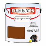 Denny's Wood Paint For Decking Colour- Industrial Engineered Brown - Anti-Slip Weatherproof Durable