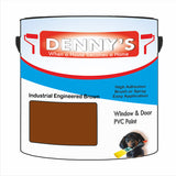 Denny's Plastic Paint For Doors Colour- Industrial Engineered Brown - Scuffproof Wipeable Durable