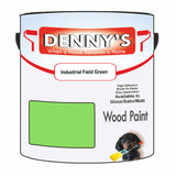 Denny's Wood Paint For Decking Colour- Industrial Field Green - Anti-Slip Weatherproof Durable