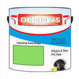 Denny's Plastic Paint For Windows Colour- Industrial Field Green - Weatherproof Fade-Safe Upvc