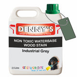 Denny's Stain Paint For Sheds Colour- Industrial Grey - Weatherproof Uv-Safe Nourish