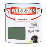Denny's Wood Paint For Decking Colour- Industrial Grey - Anti-Slip Weatherproof Durable