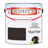 Denny's Metal Paint For Outdoor Furniture Colour- Industrial Gunmetal Grey - Rustproof Weatherproof Long-Lasting Patio