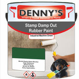 Denny's Waterpoof Paint For Stamp Out Damp Colour- Industrial Machine Green - Damp-Block Mould-Safe Breathable