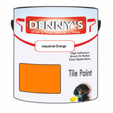 Denny's Tile Paint For Bathroom Tile Colour- Industrial Orange - Moistureproof Easy-Clean Makeover