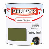 Denny's Wood Paint For Decking Colour- Industrial Pallet Green - Anti-Slip Weatherproof Durable