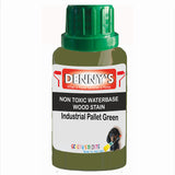 Denny's Stain Paint For Fences Colour- Industrial Pallet Green - Weatherproof Uv-Safe Protect
