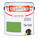 Denny's Tile Paint For Bathroom Tile Colour- Industrial Plant Green - Moistureproof Easy-Clean Makeover