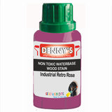 Denny's Stain Paint For Sheds Colour- Industrial Retro Rose - Weatherproof Uv-Safe Nourish