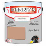 Denny's Floor Paint For Commercial Areas Colour- Industrial Rose - High-Traffic Anti-Slip Hardwearing