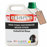 Denny's Stain Paint For Fences Colour- Industrial Rose - Weatherproof Uv-Safe Protect