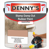 Denny's Waterpoof Paint For Stamp Out Damp Colour- Industrial Rose - Damp-Block Mould-Safe Breathable