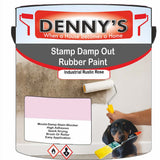 Denny's Waterpoof Paint For Stamp Out Damp Colour- Industrial Rustic Rose - Damp-Block Mould-Safe Breathable