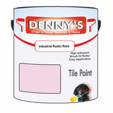 Denny's Tile Paint For Kitchen Tile Colour- Industrial Rustic Rose - Wipe-Clean Grease-Resistant Refresh