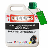 Denny's Stain Paint For Fences Colour- Industrial Verdant Green - Weatherproof Uv-Safe Protect