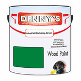 Denny's Wood Paint For Decking Colour- Industrial Workshop Green - Anti-Slip Weatherproof Durable