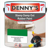 Denny's Waterpoof Paint For Stamp Out Damp Colour- Industrial Workshop Green - Damp-Block Mould-Safe Breathable
