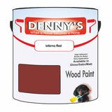 Denny's Wood Paint For Decking Colour- Inferno Red - Anti-Slip Weatherproof Durable