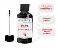 Jaguar F-Type Santorini/Ultimate Black Pab paint where to find my paint code