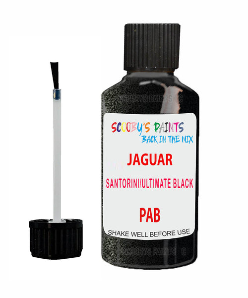 Car Paint Jaguar Xj Santorini/Ultimate Black Pab Scratch Stone Chip Kit